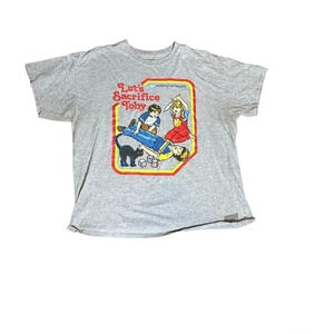 Steven Rhodes "Let's Sacrifice Toby" Parent Humor Graphic T Shirt